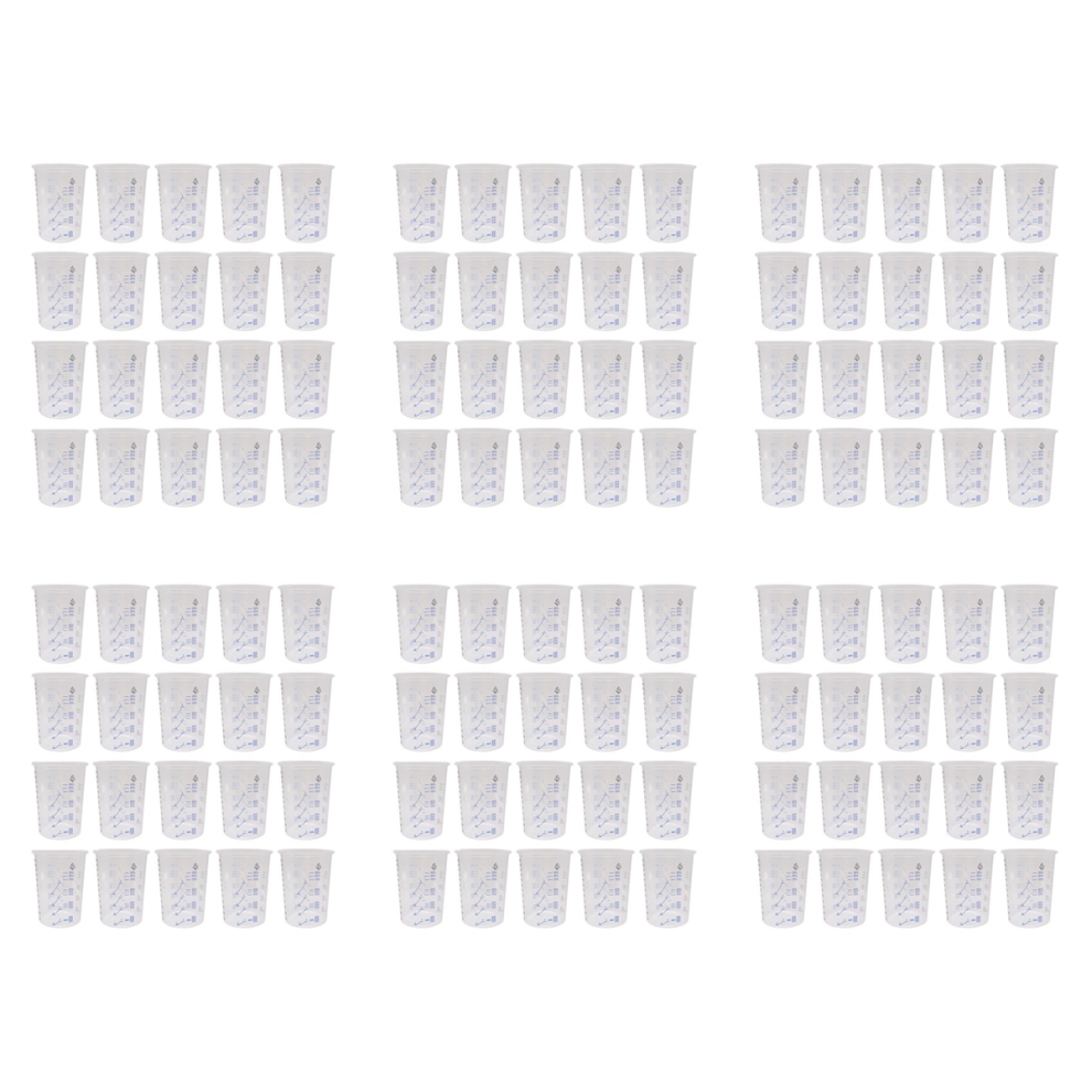 20Pcs Plastic Disposable Paint Mixing Cups For Resin Epoxy Pour 600Ml 4854095389658