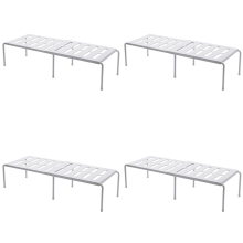 Kitchen Expandable Organizer Racks Bathroom Storage Holders White