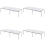 Kitchen Expandable Organizer Racks Bathroom Storage Holders White 1