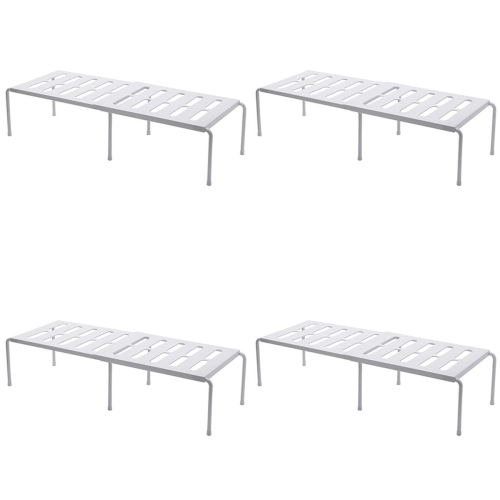 Kitchen Expandable Organizer Racks Bathroom Storage Holders White
