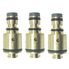 Solenoïdeklep voor de regeling van de aircocompressor van een auto