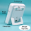 Digital Kitchen Timer,3 Channels Count UP/Down Timer, and Flashing 2