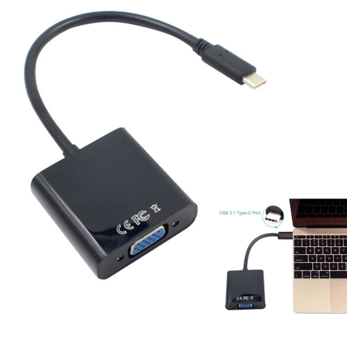 Adaptérový kabel USB-C USB 3.1 typu C pro VGA samec-samice 1