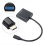 Adaptérový kabel USB-C USB 3.1 typu C pro VGA samec-samice 6
