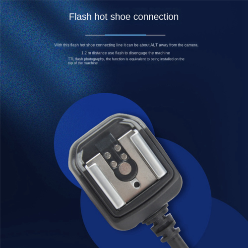 OC-E3 Off Camera Flashkabel Hot Shoe-ledning Kameraforlængerledning 2