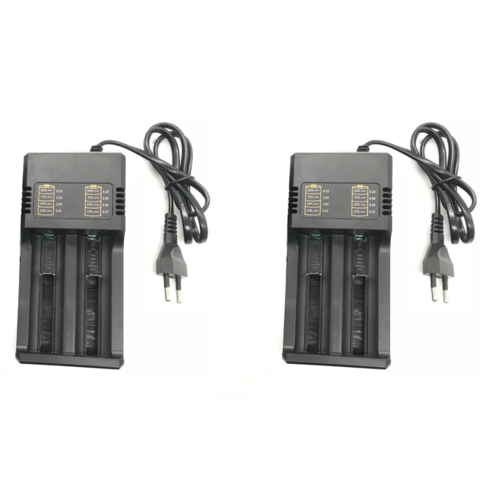 Li-Ion Rechargeable Battery Charger 18650 Battery Charger Eu Plug 4854095392993