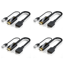 -Compatible Male to Displayport Female Converter Cable 4K@60Hz