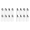 8Pcs Sublimation Luggage Tags Name Tag Blank Suitcase Tags 1