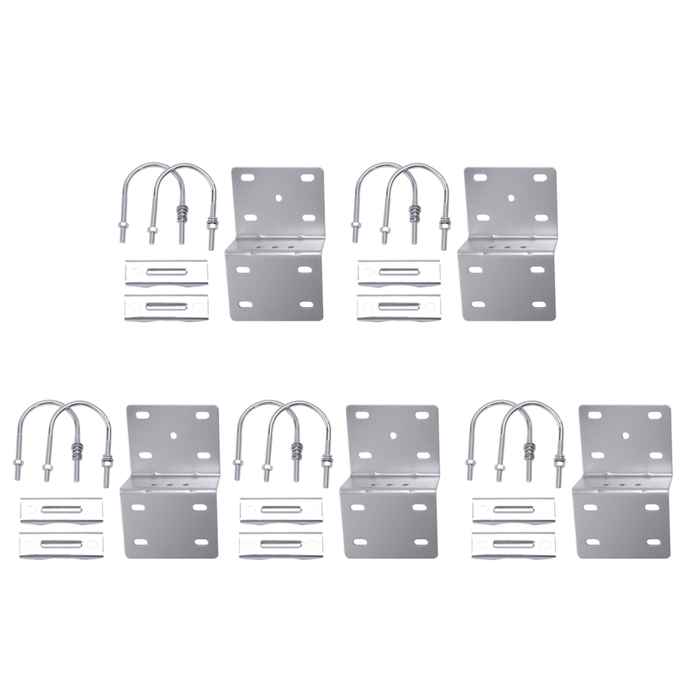 Staffa Di Montaggio Per Palo Dell'antenna Con Morsetto A Doppia U E Staffa A V