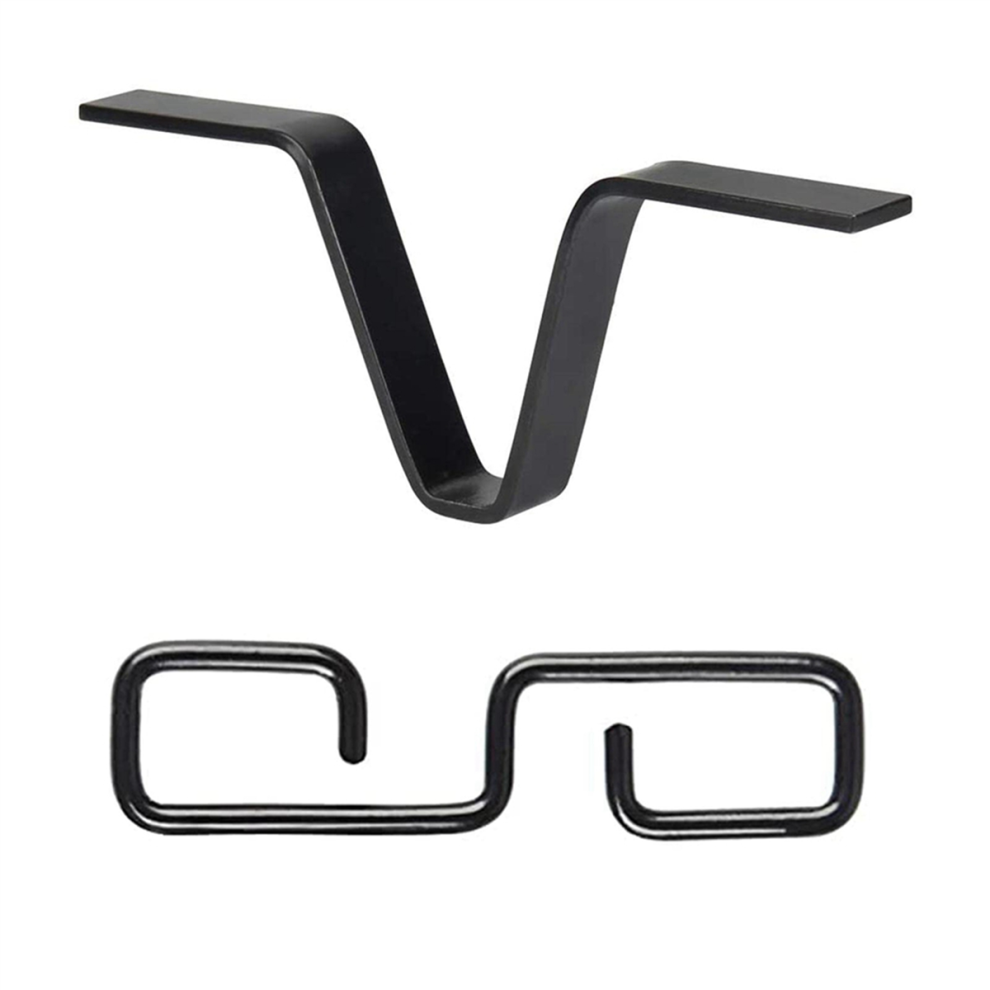 Black V-Shaped Rain Chain Adapter with S-Shaped Hook, for-image-OPC-PHSZ5SK-NEW