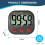 Timer da cucina, orologio magnetico con timer visivo digitale 4