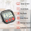 Timer da cucina, orologio magnetico con timer visivo digitale 5