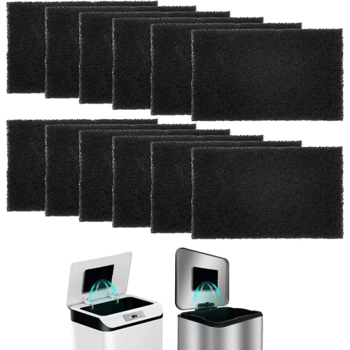 12er-Pack absorbierende Mülleimerfilter für Mülleimer, Komposteimer 1