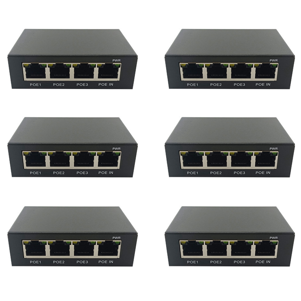 4 Port Gigabit Poe Extender 100/1000M Network Switch Extender 4854095393884