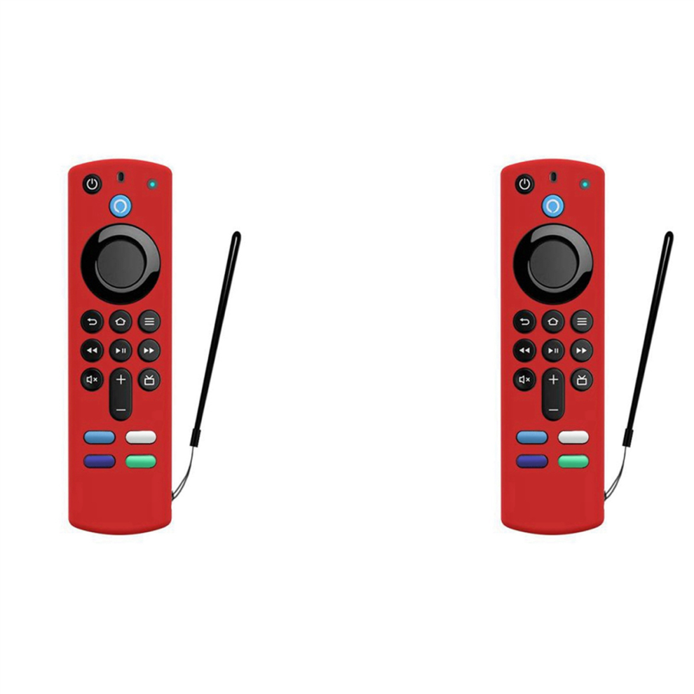 Silicone Remote Control Cover For Fire 4K 3Rd Gen (Red) Red 4854095399909