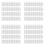 40 Pack Sublimation Keychain Blank Double Sided Heat Transfer Blank 1