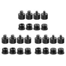 Adaptateurs de filetage pour micro : 5/8 femelle vers 3/8 mâle et 5/8 femelle vers 1/4 mâle