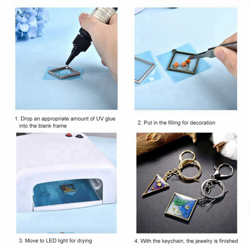 Curing Quick Drying Epoxy Resin UV Glue DIY Jewelry Making Tools, 10G 1