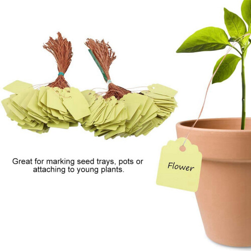 200Pcs Plant Hanging Tag Waterproof Plastic Labels Reusable 1