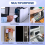 CR80 Card Reader Cleaning Cards, 50PCS Dual Side Card Reader Cleaner 5