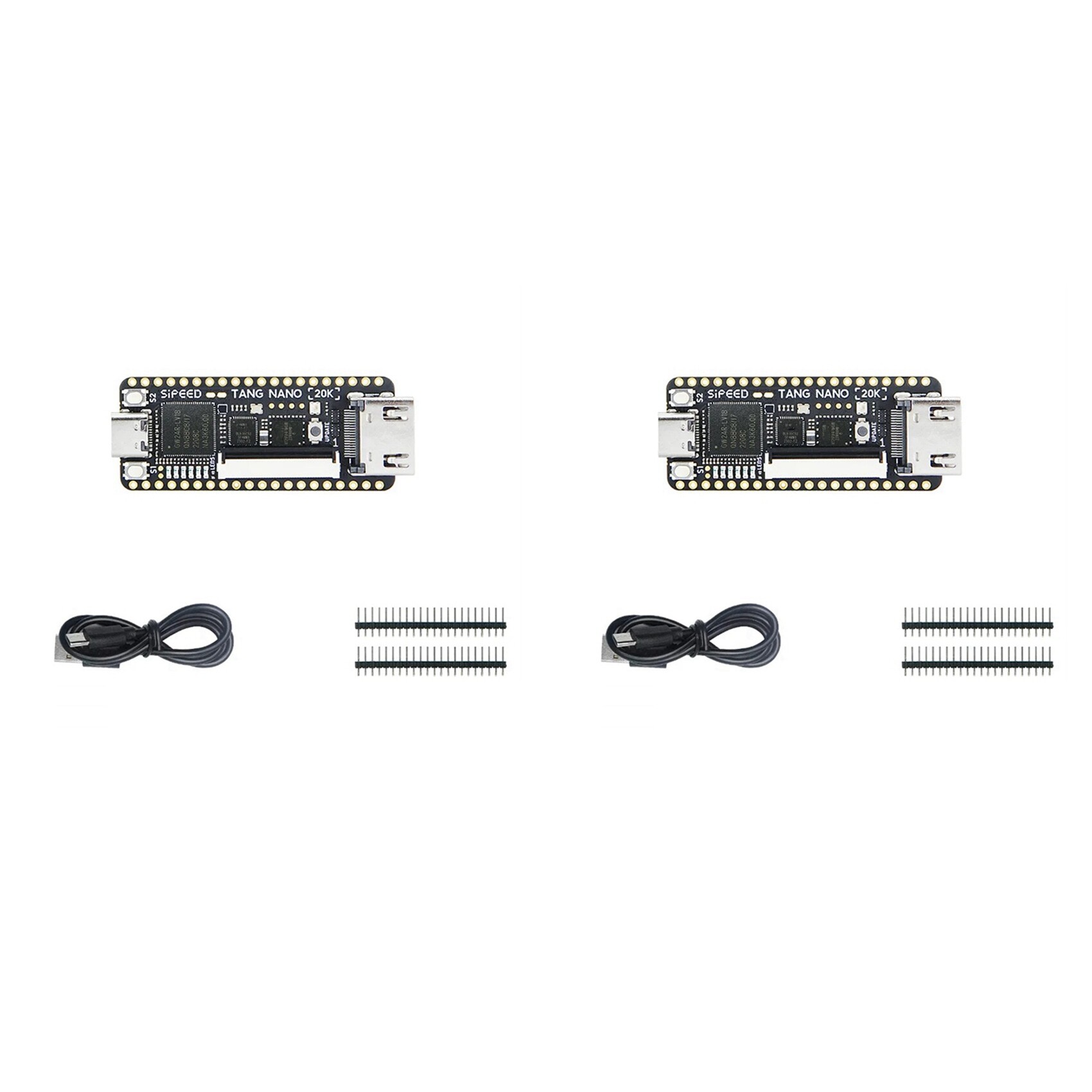 Carte De Développement FPGA Tang Nano 20K - Avec Processeur RISC-V, 64 Mbit SDRAM - Pour émulation Retro, Projets Linux