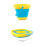 3PCS Faltbare Eimer Faltbare Eimer Eimer Sand Eimer 5
