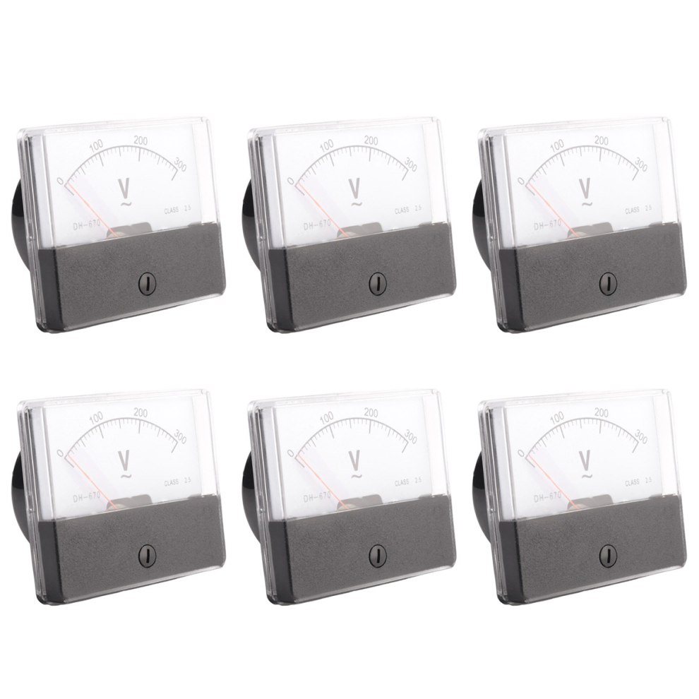 Rectangle Ac 0-300V Gauge Analog Panel Meter Voltmeter Dh670 4854095308987