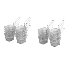 Cestas para fritar, cesta de malha para batatas fritas, rede para cozinha D