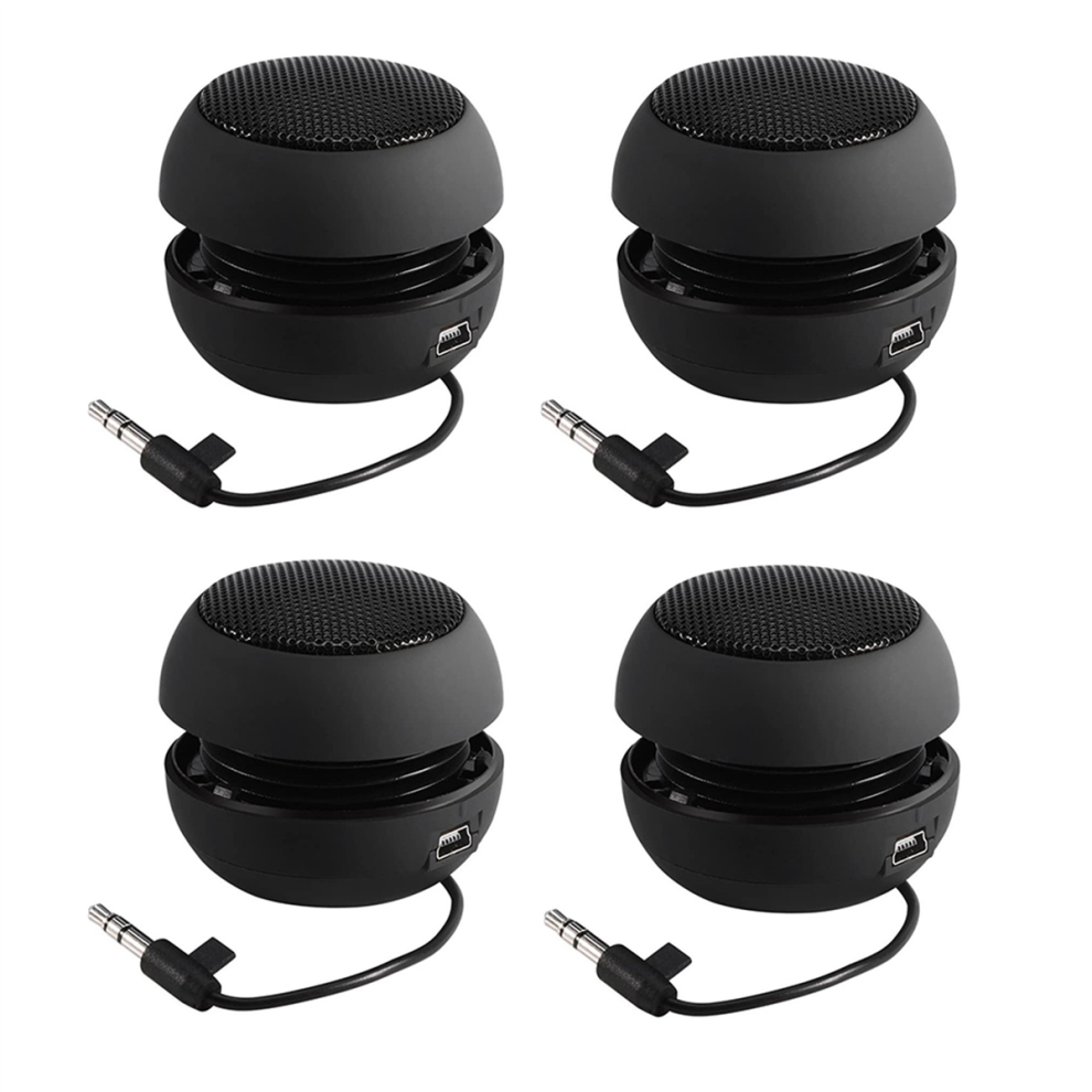 Mini Portable Travel Loud Speaker With 3.5Mm Audio Cable Low Voltage 4854095311307
