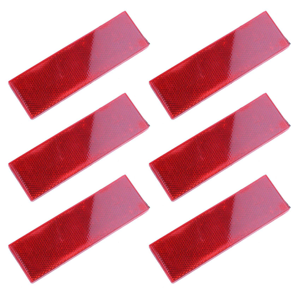 Warning Safety Reflector Stickers For Car Truck, Red 4854095315992