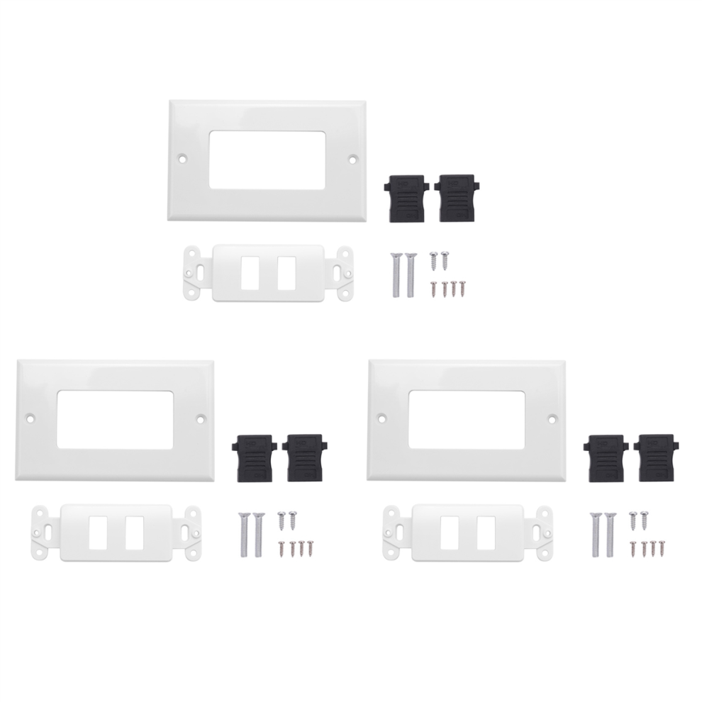 Presa Di Corrente A Parete A 2 Porte, Presa Di Corrente Con Accoppiatore Di Copertura 1080P