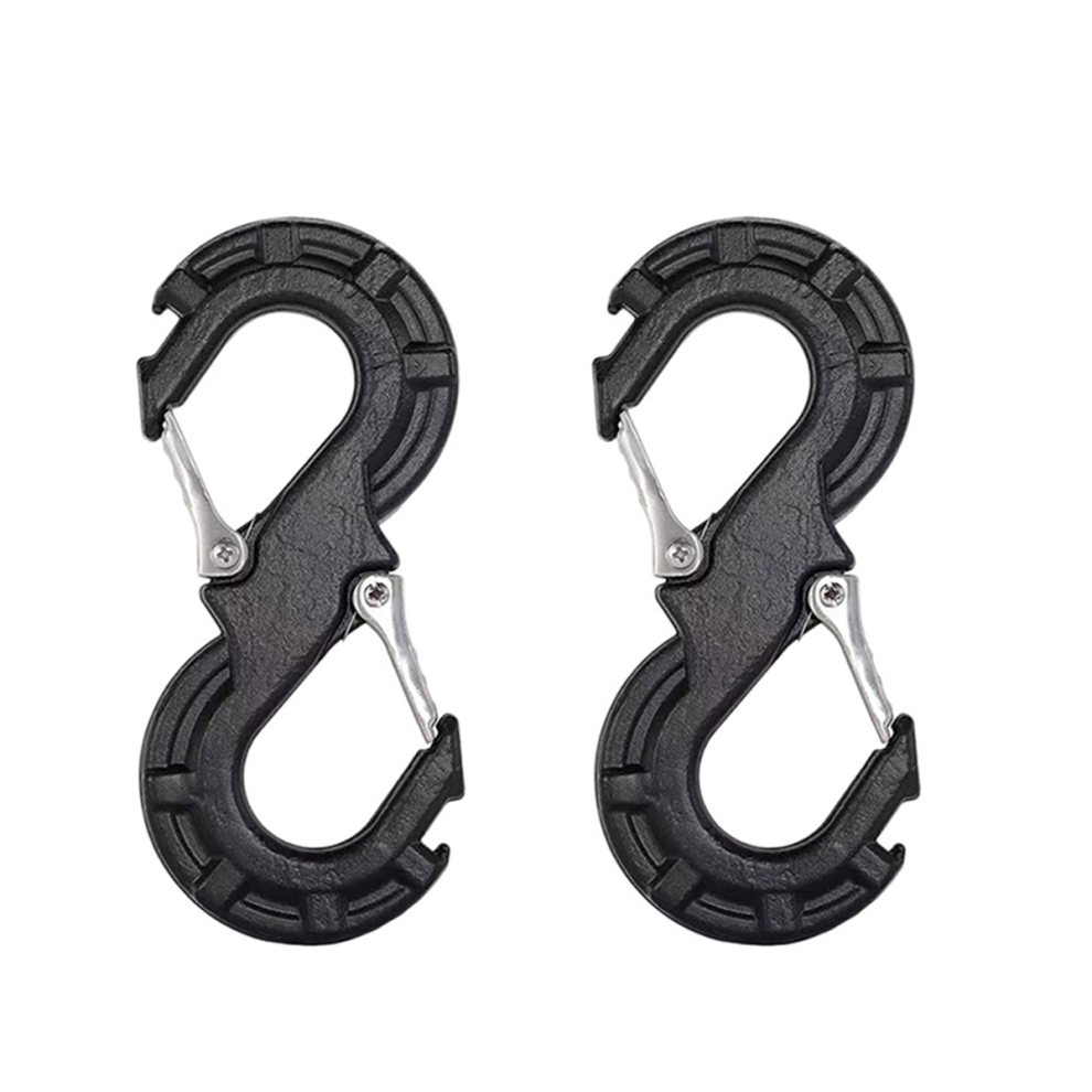 S-Shape Quick Rescue Shackle Trailer Winch Hook Recovery Kits Black 4854095311123