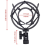 Microfoon schokdemper met microfoonfilter schokdemper houder clip 4