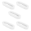 50mm 50Yards Flat Stiff Plain Mesh Braid For Sewing Accessories-White 1