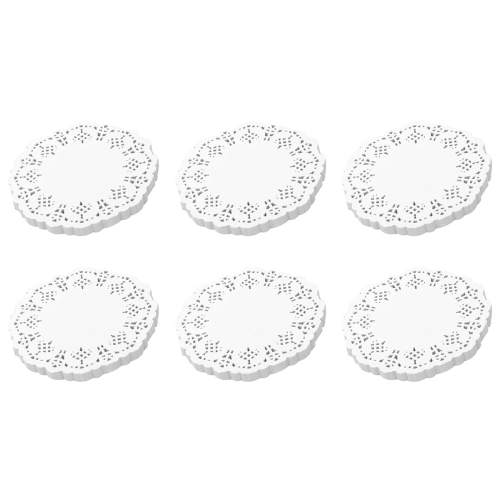Lace Doilies Paper 100 Pcs,4.5 inch Liners for Cake,Tableware Display