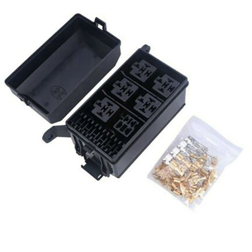 Fuse-Relay Box 5-Fuse Holders 6 Relay Block Holders Fuse-Block 12V 4854095313622