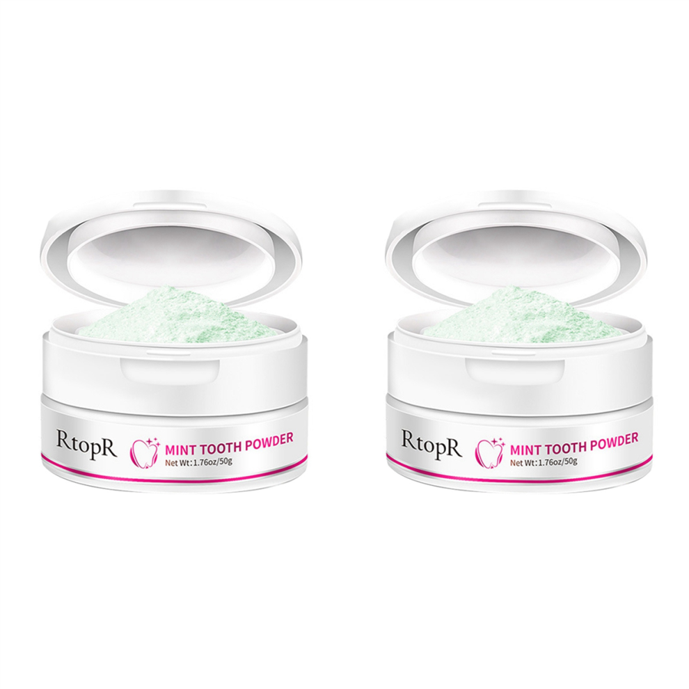 Kit Di Dentifricio E Spazzolino Da Denti In Polvere Sbiancante Naturale