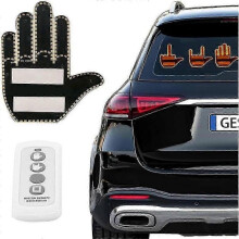 Finger Gesture Light with Remote Finger Light Led Car Back Window Sign Hand Car Truck Car Accessories