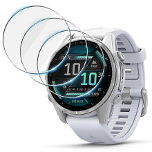 3-teilige HD-Displayschutzfolie für Garmin Fenix 8 43 mm Uhr