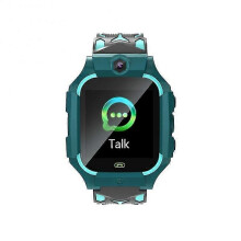 (Green)Children's 4g Smart Watch Gps Wifi Video Call Sos Waterproof Kids Smart Watch Camera Location