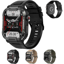 (Groen)Gard Pro Ultra Smart Watch, waterdicht, robuust, militair Bluetooth-oproepsysteem