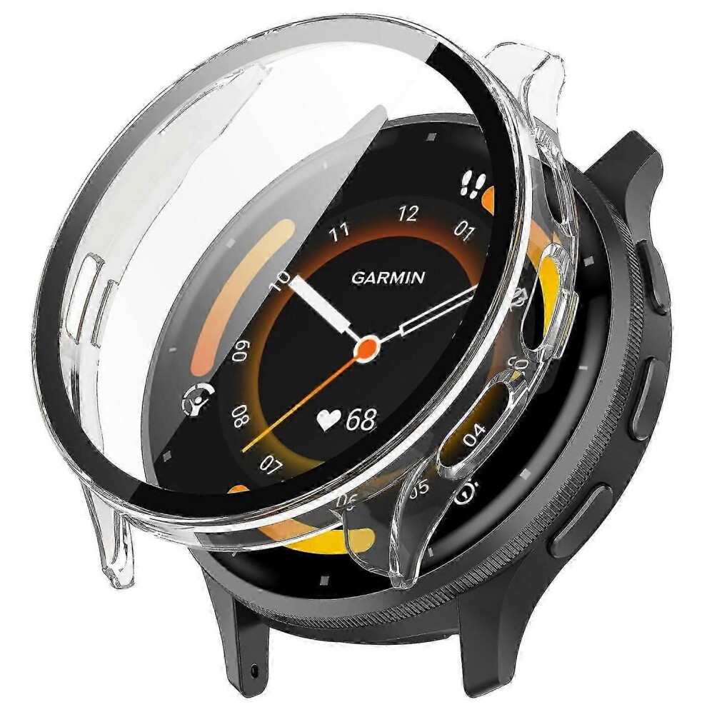 Étui PC transparent pour Garmin Venu 3, protection d'écran résistante aux rayures