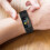 (Navy Blue-Ocean blue)Fitbit Charge 6/5 Replacement Band - Breathable Silicone Strap for Smartwatch 4