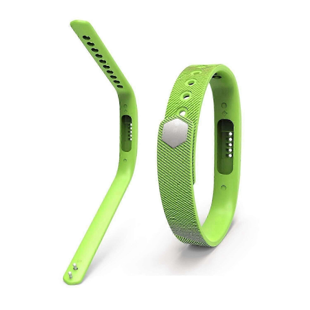 (L-vihreä) Fitbit Flex 2 -rannekkeelle, rannekorun vaihtohihnalle Fitbit Flex 2