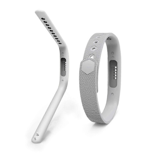 (L-Gris) Correa de repuesto para Fitbit Flex 2, pulsera para Fitbit Flex 2