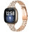 (Style D Fitbit Versa 3 - Or rose) Pour montre connectée Fitbit Versa 3/Fitbit Sense avec strass 1