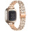 (Style D Fitbit Versa 3 - Or rose) Pour montre connectée Fitbit Versa 3/Fitbit Sense avec strass 2