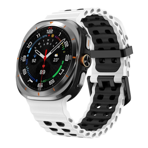 Kalebol Ocean Two-tone Silicone Strap For Samsung Galaxy Watch Ultra 47mm