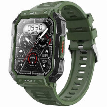(Groen) F307 Waterdicht Robuust Smartwatch Bluetooth Bellen 2.1 inch Scherm Sport Tracker Bloedsuiker