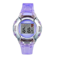 (Purple)Kids Digital Watches for Boys Girls LED Sports Waterproof Wrist Watches Children